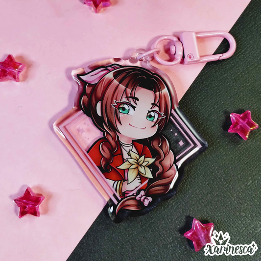 Aerith Acrylic Charm