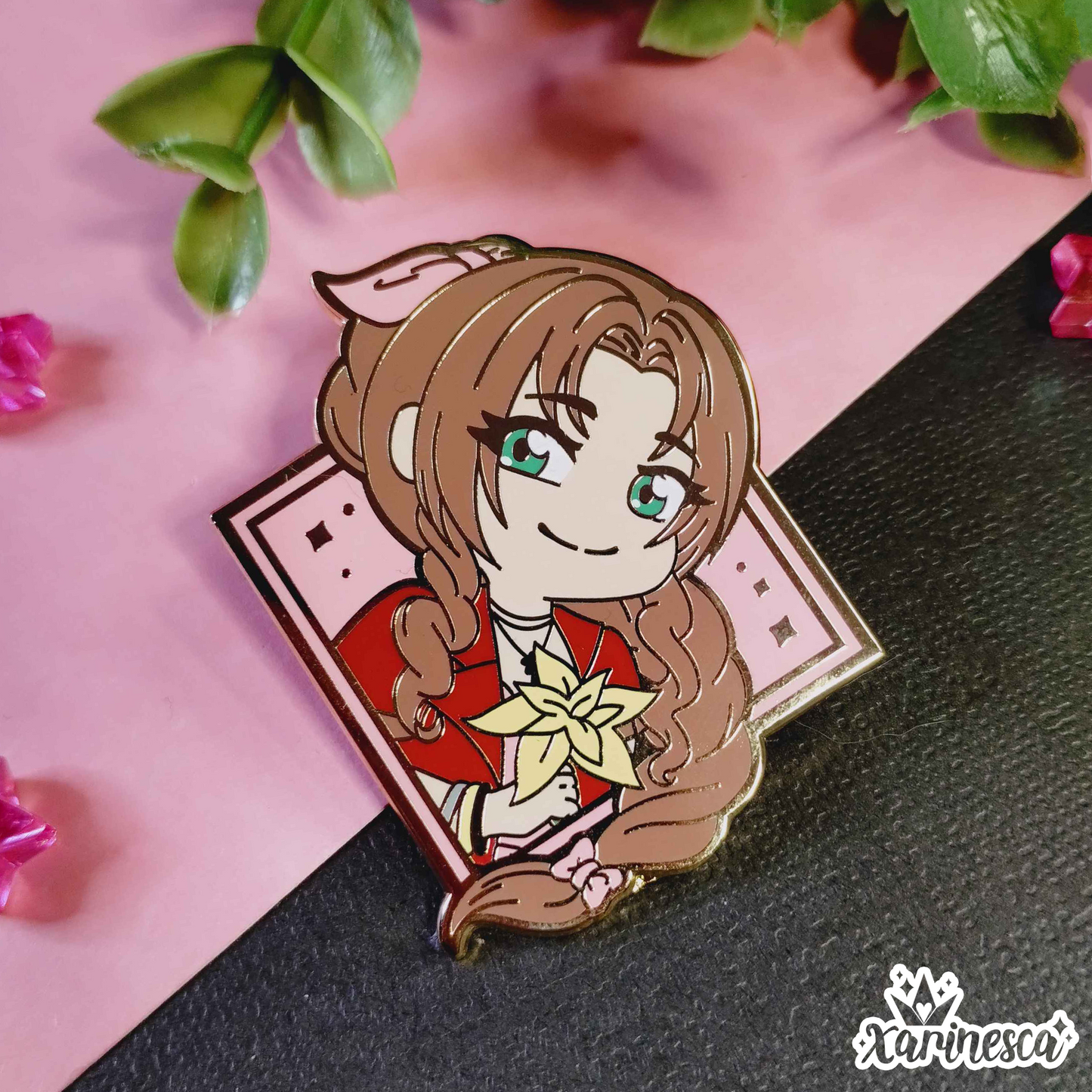 Aerith Enamel Pin