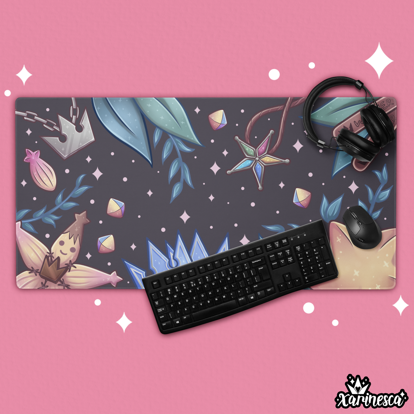 Kingdom Hearts Dark Memories Desk Mat