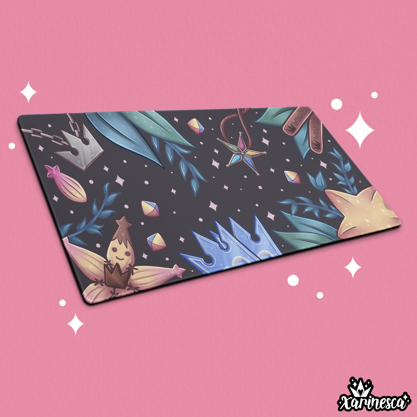 Kingdom Hearts Dark Memories Desk Mat