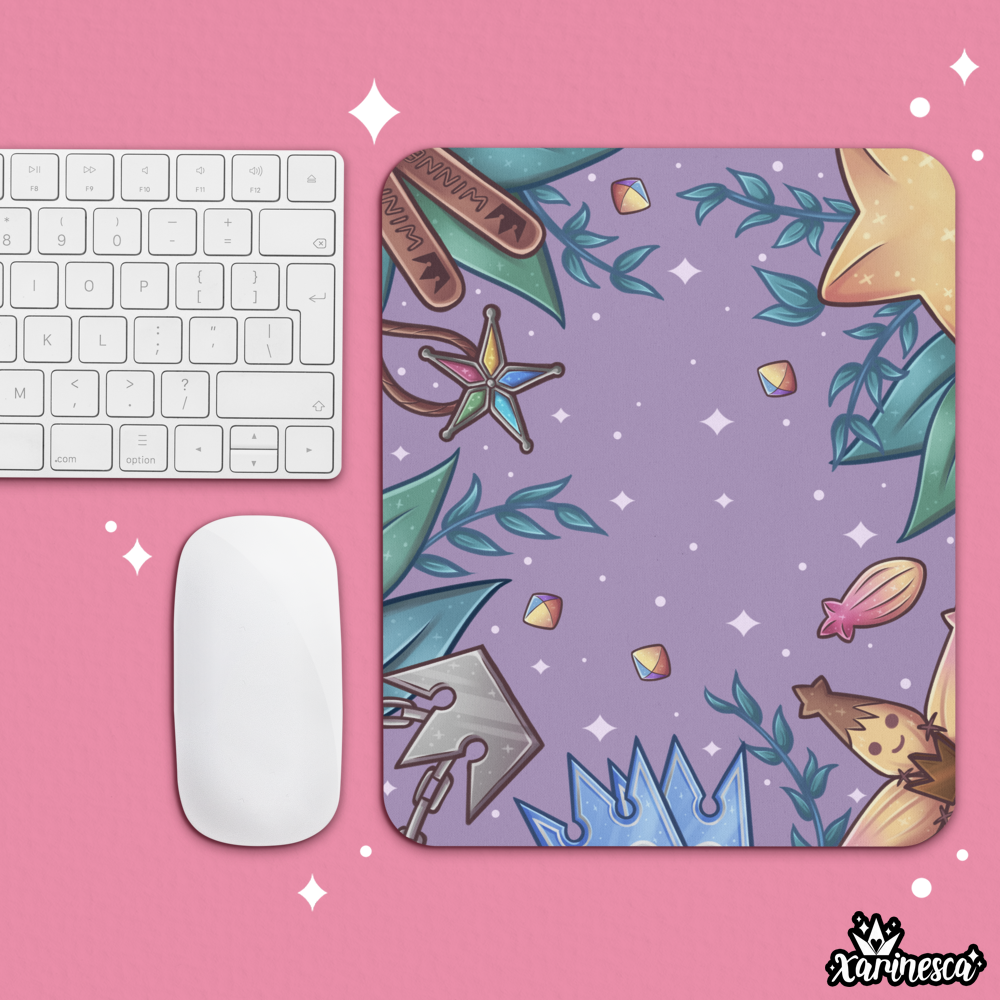 Kingdom Hearts Purple Memories Mousepad