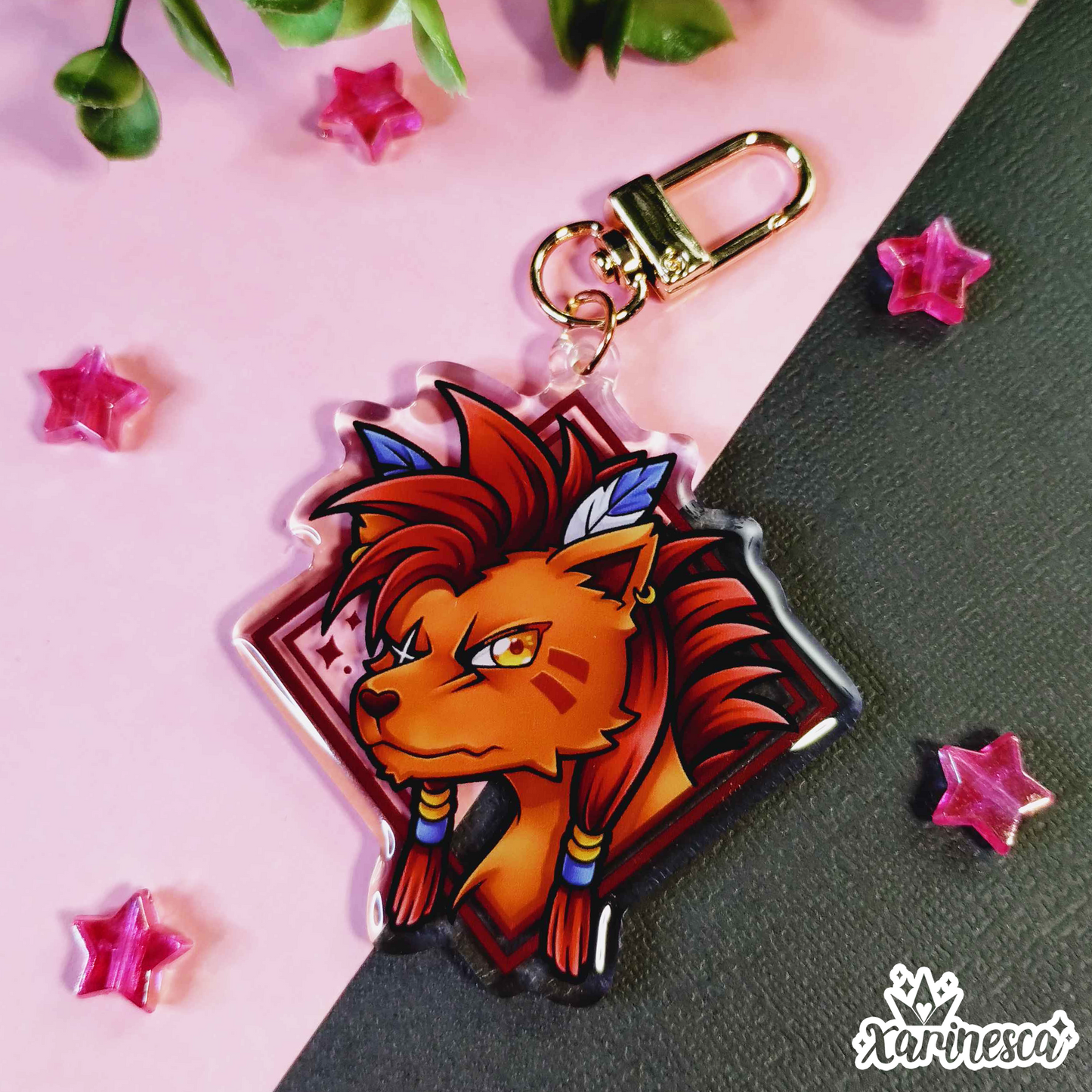 Red XIII Acrylic Charm